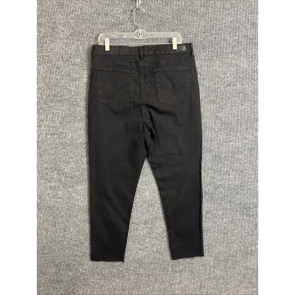 Sofia Vergara Womens Curvy Super High Rise Ankle Skinny Jeans Size 16 Black New - Picture 2 of 12